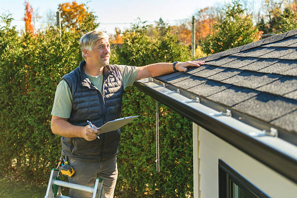 Professional Roof Inspection technician working in Rahway, NJ